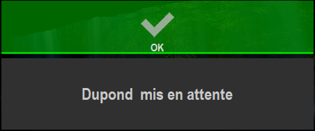 commande valid&eacute;e